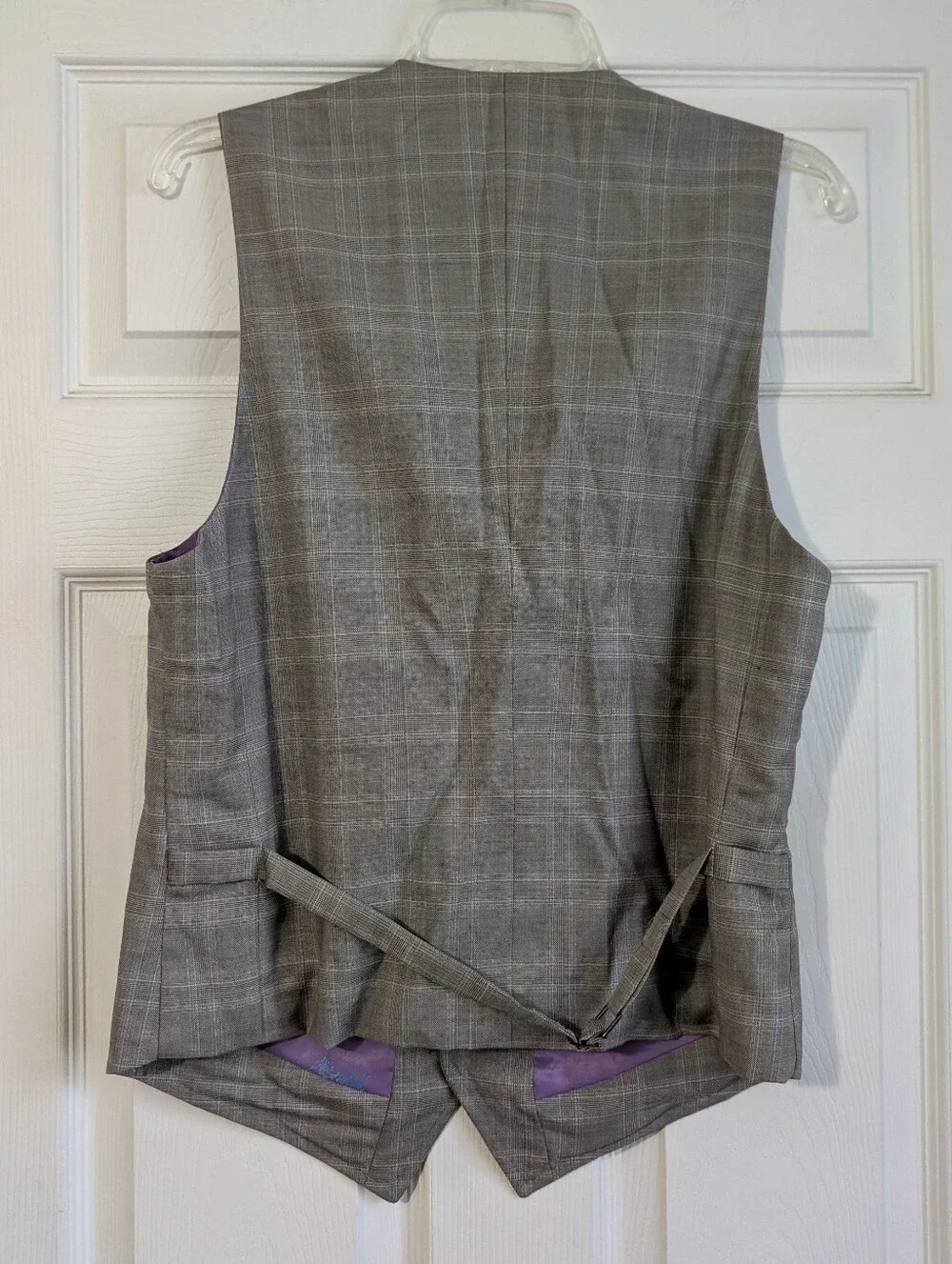 Astor & Black For Johnny Giavotella Grey Suit Jacket With Vest Size 36